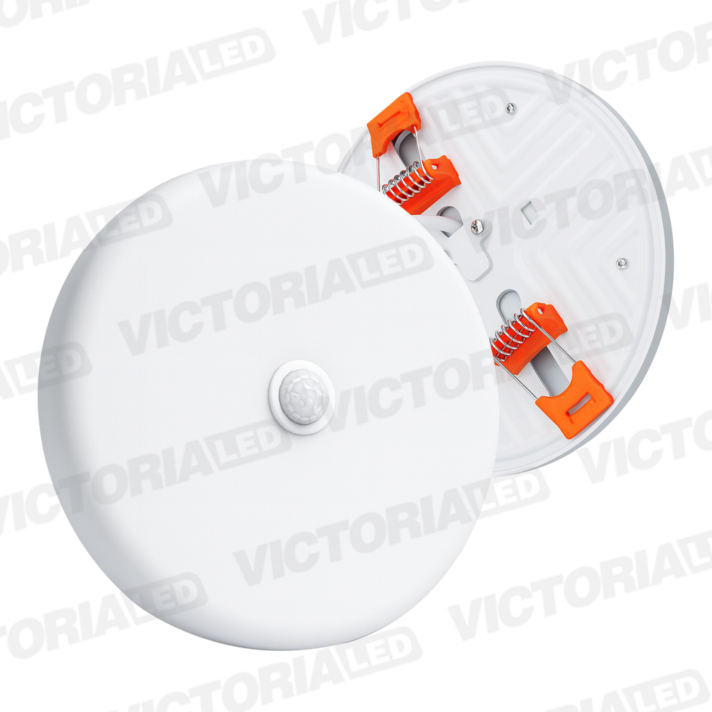 VICTORIA LED PANEL SIN BORDE 24W SENSOR EMPOTRABLE REDONDO