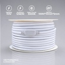 MANGUERA LED COB 3000K 8MM AC110V 12W/M IP68 100M/ROLL