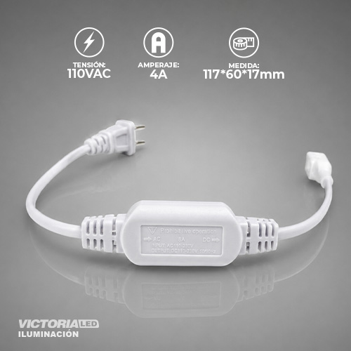 ACCESORIO CONTROLADOR MANGUERA COB 4A 110V 8MM
