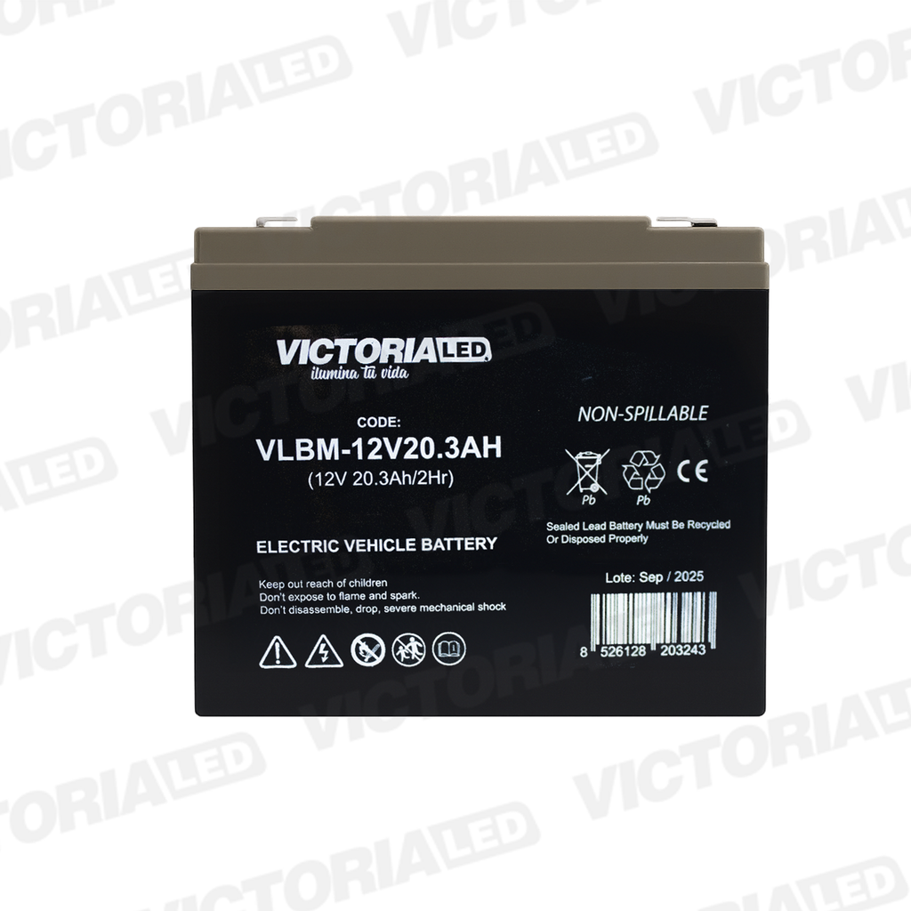 REPUESTO SCOOTER BATERIA PLOMO ACIDO 12V 20AH BRAVO MOTORS