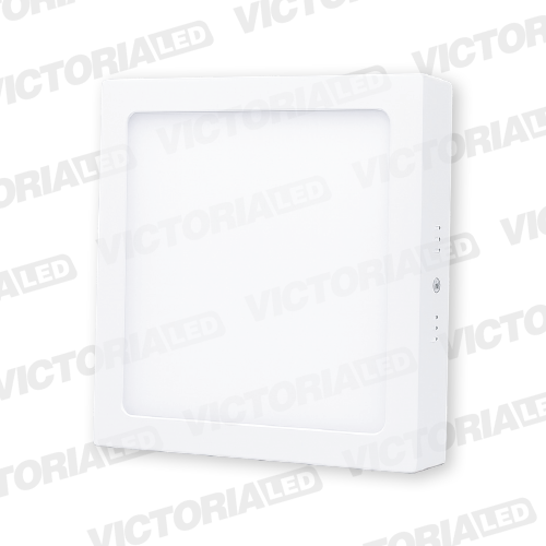 VICTORIA LED PANEL SOBREPUESTO CUADRADO 12W 6500K 30U/C