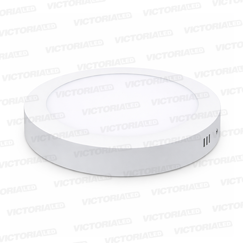 EVA PANEL 6500K 12W SOBREPUESTO REDONDO 30U/C