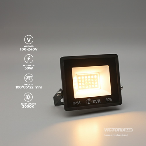 EVA REFLECTOR 3000K 100-240V IP66 FP0.5 15U/C