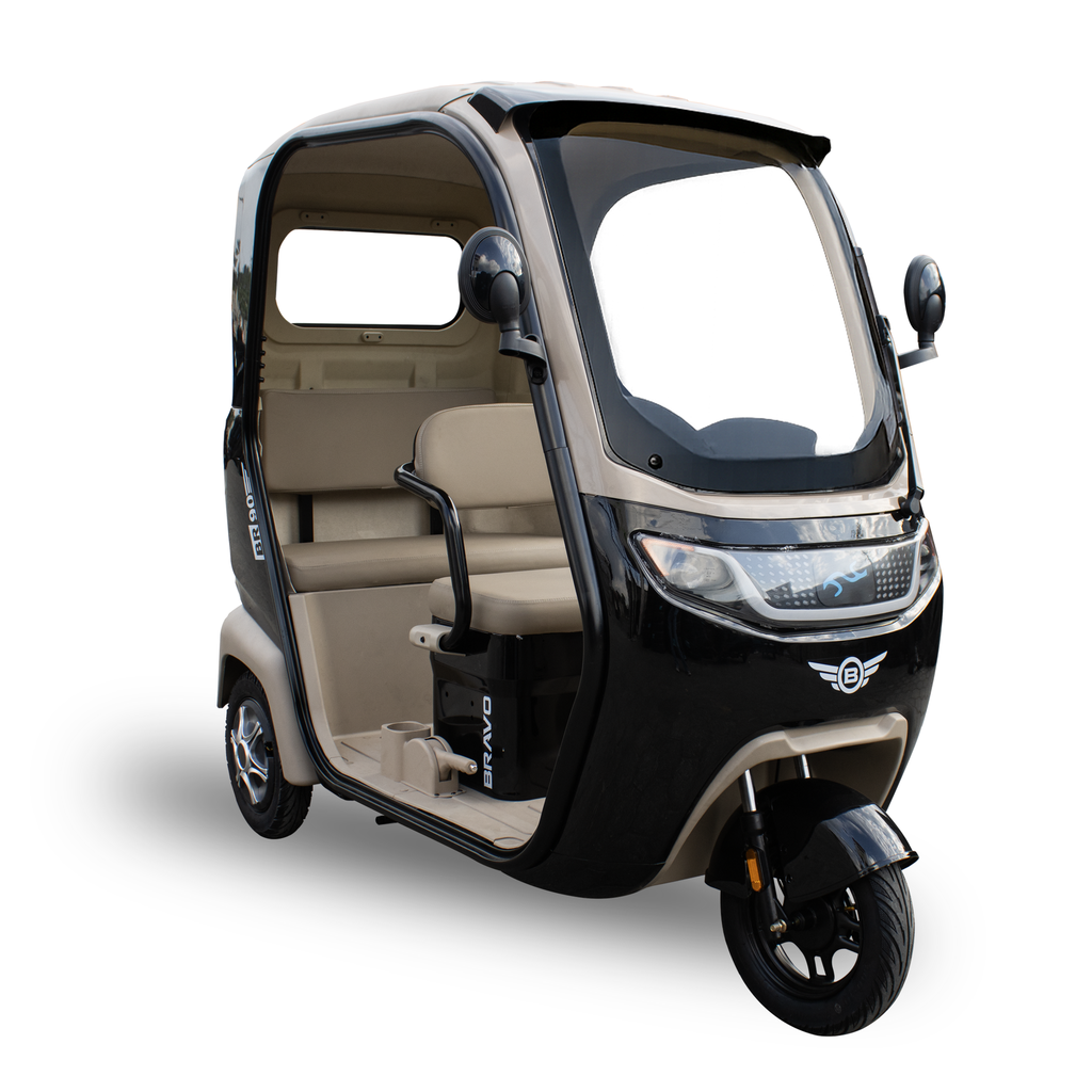 SCOOTER ELECTRICO TRICICLO 1500W 60V32A NEGRO
