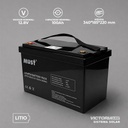 SOLAR BATERIA LITIO 12.8V100AH MUST