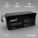 SOLAR BATERIA LITIO 25.6V200AH MUST