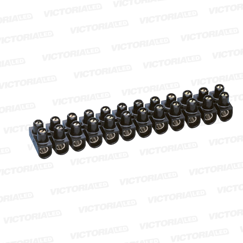 BORNERA 12 POLOS 30A NEGRO PE