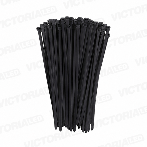 [N-2.5X10] AMARRAS PLASTICAS NEGRA 2.5MMX100MM 100PZAS