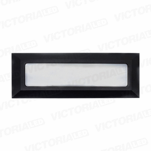 [APVZ97] APLIQUE DE PARED IP54 7W 3000K NEGRO 230*80MM
