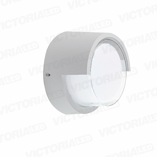 [APVW08-G] APLIQUE DE PARED IP65 12W 3000K GRIS 169*100MM