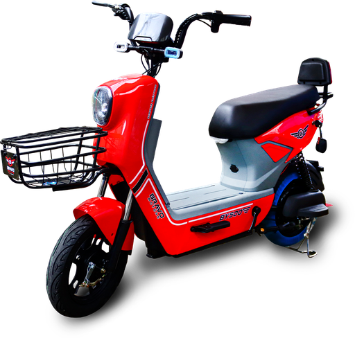 [BY500N ROJO] SCOOTER ELECTRICO 500W ROJO