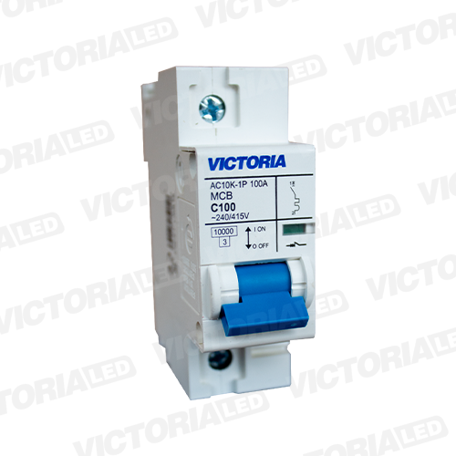 [AC10K-1P 80A] BREAKER VICTORIA LED AC 10K 1P 80A 12U/C