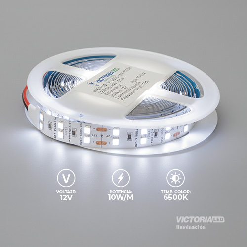 [VL 5050-12V 6500K] CINTA LED 5M IP20 15MM 120LED 6500K 9000LM