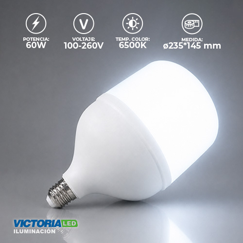 [EF-60W] FOCO LED EVA 60W 85-265V 6500K 30U/C