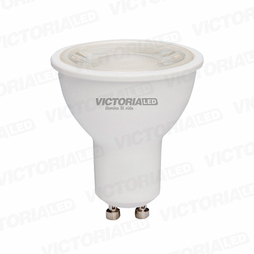 [GU10-6K] FOCO LED GU10 7W 100-140V 6500K 100U/C
