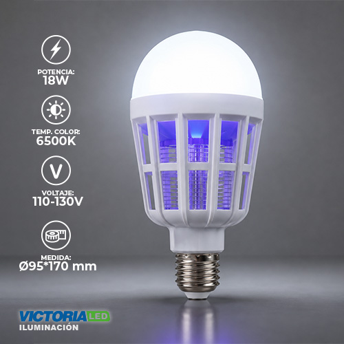 [FMT18W] FOCO LED MATA MOSQUITO 18W 6500K 100U/C