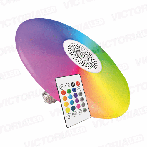 [FUP30W] FOCO LED PARLANTE RGB 30W BLUETOOTH APP 30U/C