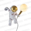 LAMPARA DECORATIVA 1*GU9 RESINA BLANCO