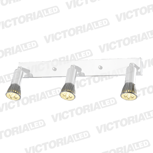 [LC-1510-BL] LAMPARA DECORATIVA 3*GU10 METAL BLANCO