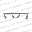 LAMPARA DECORATIVA 4*GU10 METAL CROMA