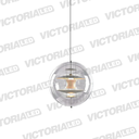 LAMPARA DECORATIVA DE TECHO 1*E27 METAL/ACRILICO