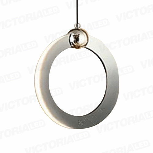 [LC-2306-9] LAMPARA DECORATIVA DE TECHO LED 10W 3000K ALUM/ACRILICO