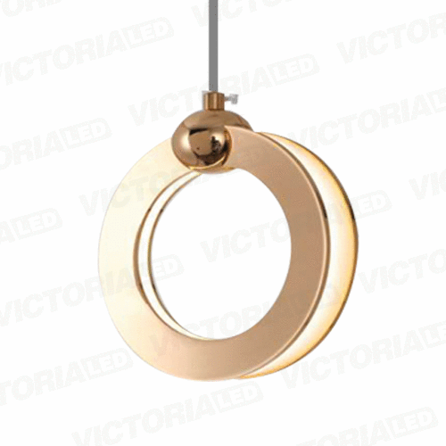 [LC-2306-11] LAMPARA DECORATIVA DE TECHO LED 10W 3000K ALUM/ACRILICO