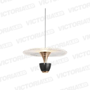 LAMPARA DECORATIVA LED 12W 3000K ALUMINIO BLACK