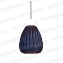 LAMPARA DECORATIVA LED 12W 3000K ALUMINIO BLUE