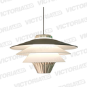 LAMPARA DECORATIVA LED 12W 3000K ALUMINIO GOLD