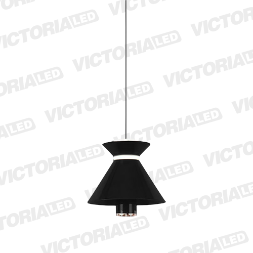 [P010 MATTE] LAMPARA DECORATIVA LED 12W 3000K ALUMINIO MATTE