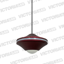 LAMPARA DECORATIVA LED 8W 3000K ALUM/ACRILICO BROWN