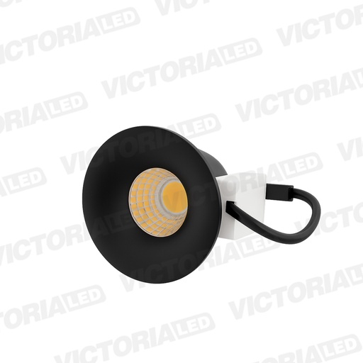 [SL3WRN 3K] OJO DE BUEY 3W 3500K REDONDO NEGRO 100U/C