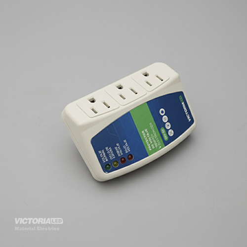 [VPV-3N] PROTECTOR DE VOLTAJE 3 TOMA 15A 90V-140V 25U/C