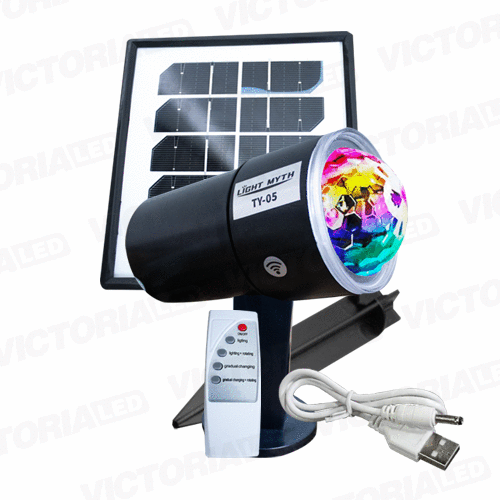 [TY-05] SOLAR APLIQUE RGB