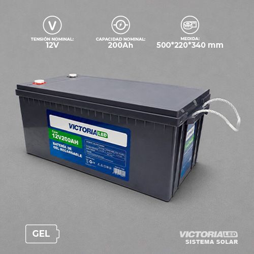 [SSB-12V200AH] SOLAR BATERIA GEL 12V200AH