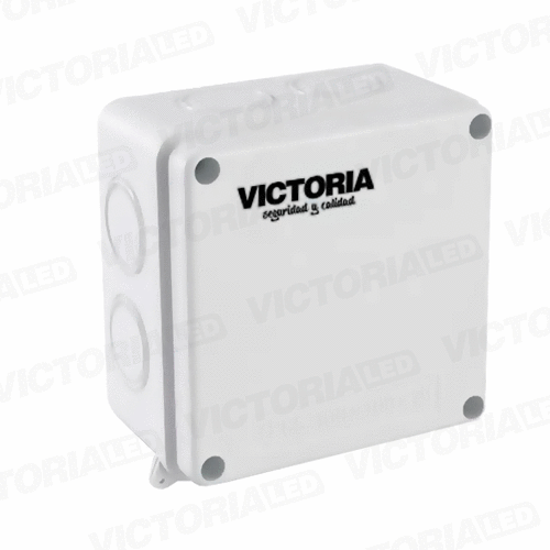 VICTORIA LED CAJA DE PASO 100X100X70MM 100U/C