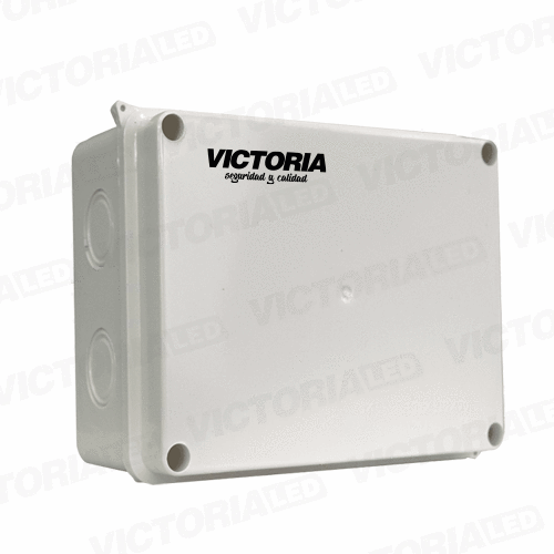 [CDP200-2] VICTORIA LED CAJA DE PASO 200X155X80MM 40U/C