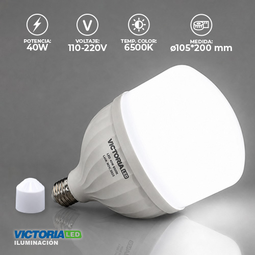 [LV-130 40W] FOCO LED VICTORIA 40W 100-260V 6500K 30U/C