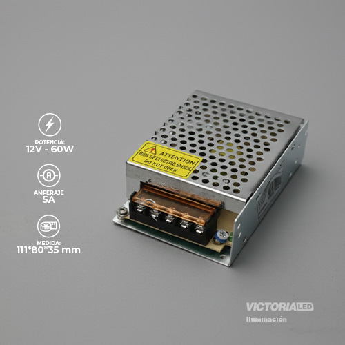 [VL-F5A] VICTORIA LED FUENTES DE PODER 12V 60W 100-265V