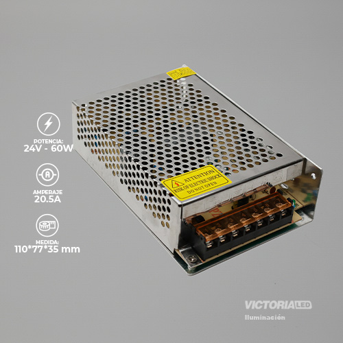 [VL-F5A 24V] VICTORIA LED FUENTES DE PODER 24V 120W 100-265V