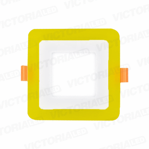 [LV-206ECY 18+6] VICTORIA LED PANEL EMP CUA 18W+6W AMARILLO 20U/C