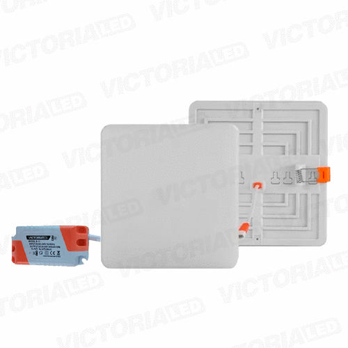[LV-113 48W 6500K] VICTORIA LED PANEL SIN BORDE 48W EMPOTRABLE CUADRADO 15U/C