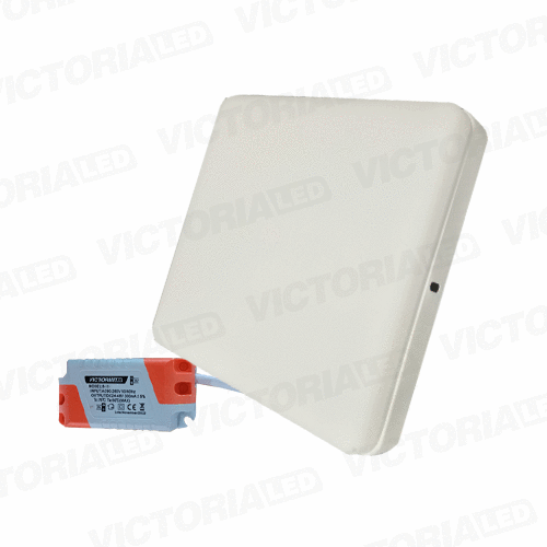 [LV-213 48W 6500K] VICTORIA LED PANEL SIN BORDE 48W SOBREPUESTO CUADRADO 10U/C