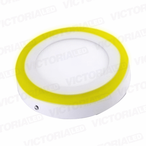 VICTORIA LED PANEL SOB RED 18W+6W AMARILLO 20U/C