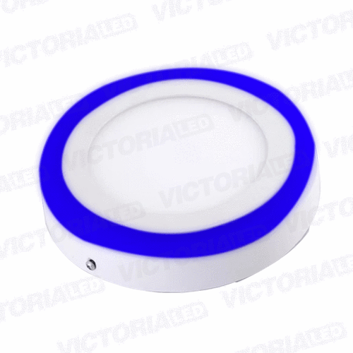 [LV-206SRA 3+3] VICTORIA LED PANEL SOB RED 3W+3W AZUL 100U/C