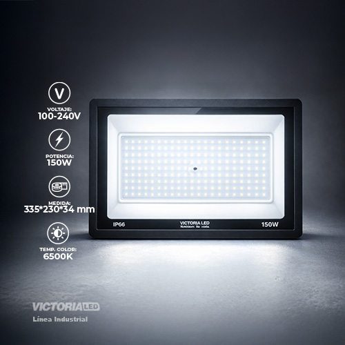 [VLY-150W 6500K] VICTORIA LED REFLECTOR 6500K 100-240V IP66 10U/C