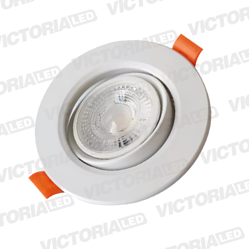 [VL-SRB7W 6K] OJO DE BUEY 7W 6000K REDONDO BLANCO 100U/C