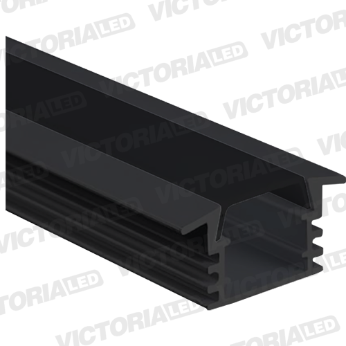 [VL-P5 NEGRO] PERFIL NEGRO ALUMINIO 3M DENVER