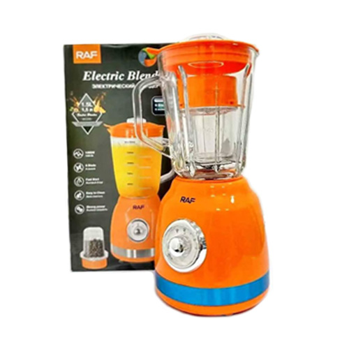 [R92826 ORANGE] LICUADORA VIDRIO RAF 400W 1500ML 110V NARANJA